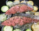 紅鮭と夏野菜のイタリアングリル作り方4写真