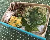 朝ごはん♡コレ旨旨♡しその葉天ぷらご飯作り方3写真