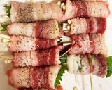 エノキと大葉のカルビ巻き作り方2写真