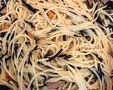 残ったひじきの煮物で！ひじきスパゲティー作り方2写真