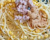 簡単！コーンとツナのスパゲティ作り方6写真