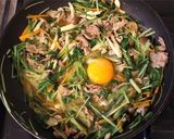 m栄養◎水菜と豚肉の卵入り味噌炒め作り方6写真