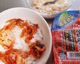 簡単ランチ☆とろろ納豆キムチ丼作り方2写真