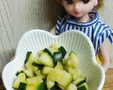 リカちゃん♡ズッキーニの即席浅漬け風ꕤ*作り方8写真