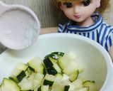 リカちゃん♡ズッキーニの即席浅漬け風ꕤ*作り方3写真