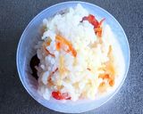 チョリソーとフライドオニオンのおにぎり作り方5写真