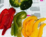 ⁂チキンと彩り野菜のオーブン焼き⁂作り方3写真