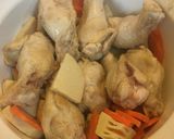 切り昆布と手羽元の梅煮作り方4写真