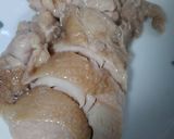 鶏肉の「砂糖、塩、水から煮」作り方4写真