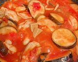 めんつゆで簡単！鶏もものトマト煮込み作り方4写真
