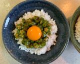 オクラのユッケ丼作り方6写真