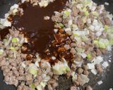 麻婆茄子　ナスかけご飯　ナス掛け飯作り方2写真