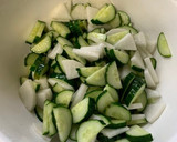 夏野菜を無駄なく使う　自家製福神漬け作り方2写真
