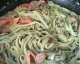 秋鮭ときのこのコンソメクリームパスタ作り方5写真