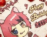 すとぷりジェルくんキャラチョコデコケーキ作り方16写真