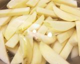 じゃがいもとひき肉の甘辛バター炒め作り方1写真