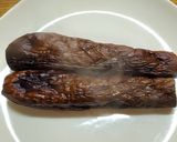丸ごとジューシー☆網焼きナス作り方1写真
