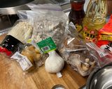 免疫力アップ　きのこニンニク佃煮作り方1写真