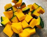 ホットでも美味しい！簡単カボチャのサラダ作り方1写真