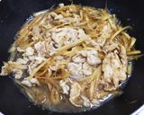 材料3つで！豚肉の柳川風卵とじ作り方4写真