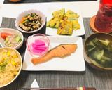 鮭メインの夕飯の献立・和食ごはんメニュー作り方7写真