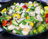 旨味たっぷり！夏野菜と高野豆腐の洋風炒め作り方5写真