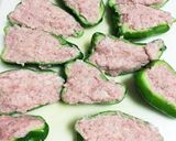子供大好き！調味料簡単！ピーマンの肉詰め作り方4写真
