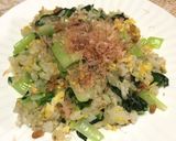 小松菜と納豆のチャーハン作り方4写真