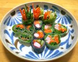 生春巻き◎クッキングペーパーで失敗ナシ！作り方6写真