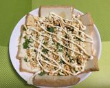 厚揚げ・チーズ(ニラ) マヨ・醤油味作り方4写真