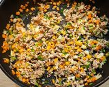 ヘルシー☆茄子のひき肉カレーのせ作り方3写真