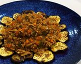 ヘルシー☆茄子のひき肉カレーのせ作り方6写真