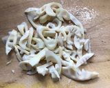 たけのこと豚コマ肉の味噌バター炒め作り方1写真