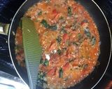 ツナとほうれん草のトマトソースパスタ作り方4写真