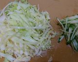 簡単！無限！レタスと野沢ちりめんのサラダ作り方1写真