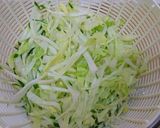 簡単！無限！レタスと野沢ちりめんのサラダ作り方2写真