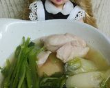 リカちゃん♡鶏ももプリっせり鍋• ਊ •作り方16写真