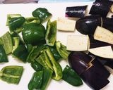 簡単!ナスとピーマンの煮浸し素麺作り方1写真