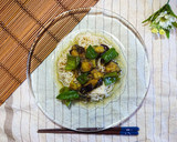 簡単！ナスとピーマンの煮浸し素麺作り方10写真