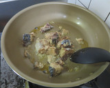 さばと卵のそぼろ丼 / 七尾市給食作り方4写真