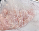 箸がすすむ！ナスと鶏胸肉の甘だれ炒め作り方1写真