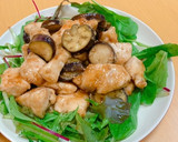 箸がすすむ！ナスと鶏胸肉の甘だれ炒め作り方6写真