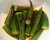 常備菜♪オクラの辛旨煮浸し★レンジで簡単作り方1写真