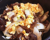 牛コマとキクラゲと玉子の炒め物作り方7写真