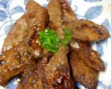 ヘルシー！ノンオイル！豚レバーの生姜焼き作り方3写真