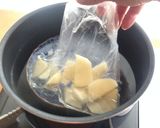 ポリ袋湯煎で簡単『チーズ入りじゃがもち』作り方5写真