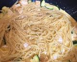 絶品☆タンドリーチキンカルボ風パスタ！作り方3写真