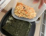 鮭混ぜおにぎらず作り方4写真