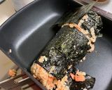 鮭混ぜおにぎらず作り方5写真