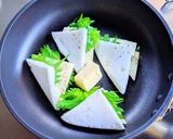 はんぺんの大葉チーズ挟み焼き作り方4写真